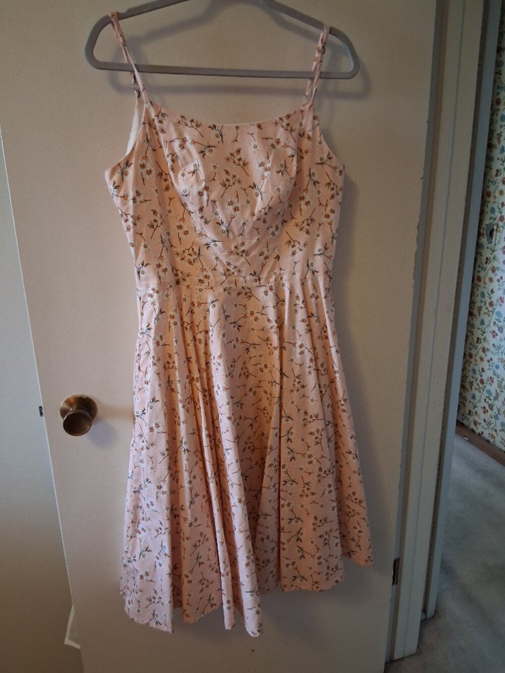 Light Pink Swing Sundress, L